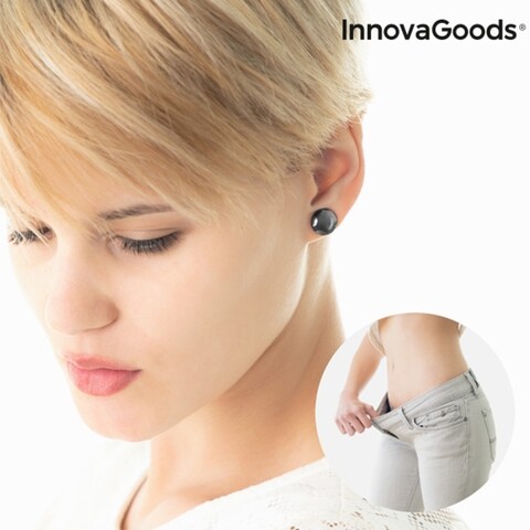 Биомагнитни обеци за отслабване InnovaGoods Slimagnetic, стомана с магнит