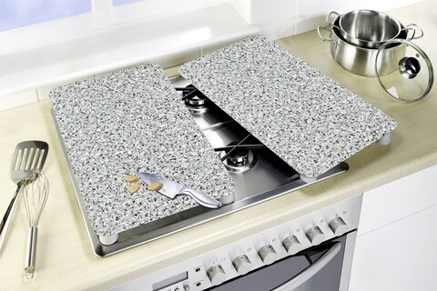 Комплект 2 броя универсални протектори за печка Maximex, Granite