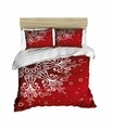 Двойно спално бельо Xmas-427, Pearl Home, 3 части, смес памук, многоцветни