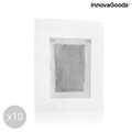 Комплект от 10 детокс лепенки за крака, Bamboo InnovaGoods, 10x12 cm