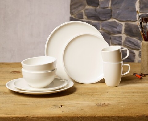 Сервиз за хранене 8 части, Villeroy & Boch, Artesano Original Starter, за 2 души, премиум порцелан