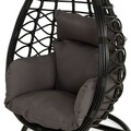 Бебешка люлка S, Joy, L.80 l.85 H.150, стомана, черно/сиво