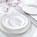 Десертна чиния Aura Silver, Ambition, 16,5 см, порцелан