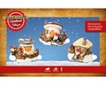 Светеща декорация Къща гном, Lumineo, 17x13x14 см, 10 светодиода, пластмаса, многоцветен