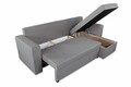 Обръщащ се разтегателен ъгъл Napoli Grey, с  място  за съхранение, 247x148x78 см