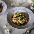 Сервиз за маса 18 части Мрамор, Амбиция, порцелан