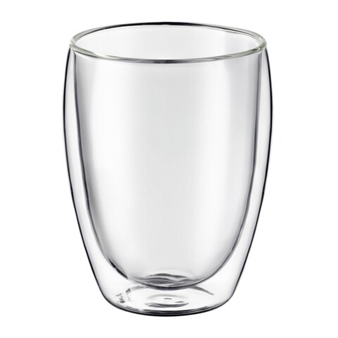 Комплект 2 броя термоустойчиви чаши Mia, Ambition, 350 ml, стъкло