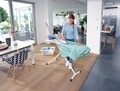 Дъска за гладене със стойка за станция, Leifheit Air Board M Solid Plus, 38 x 120 см, червена
