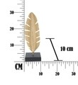 Декорация от списъка, Мауро Ферети, 10х10х34 см, желязо, златисто