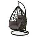 Бебешка люлка S, Joy, L.80 l.85 H.150, стомана, черно/сиво