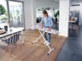 Дъска за гладене със стойка за станция, Leifheit Air Board M Solid Plus, 38 x 120 см, червена
