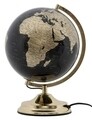 Светлинна декорация Globe Globe, Mauro Ferretti, Ø25x38 см, 1 x 40W, черно/златно