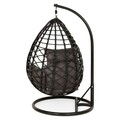 Бебешка люлка S, Joy, L.80 l.85 H.150, стомана, черно/сиво