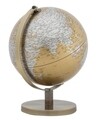 Светлинна декорация Globe Orange, Mauro Ferretti, Ø20x28 см, злато/сребро