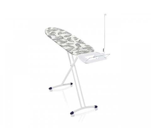 Дъска за гладене със стойка за станция, Leifheit Air Board M Solid Plus, 38 x 120 см, червена