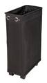 Кош за пране, Wenko, Corno Black, 43 L, полиестер/полипропилен, черен
