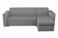 Обръщащ се разтегателен ъгъл Napoli Grey, с  място  за съхранение, 247x148x78 см
