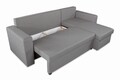 Обръщащ се разтегателен ъгъл Napoli Grey, с  място  за съхранение, 247x148x78 см
