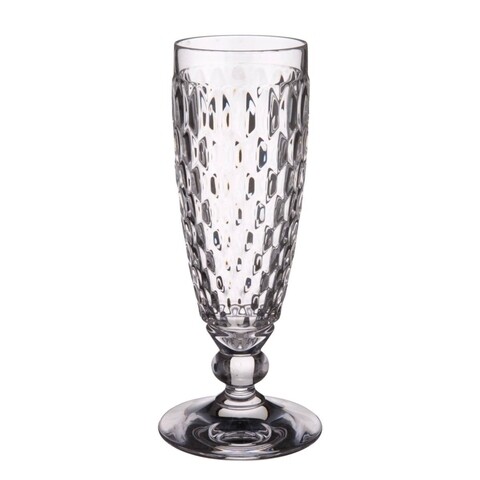 Комплект 4 чаши за шампанско, Villeroy & Boch, Boston, 145 ml, кристално стъкло, прозрачно