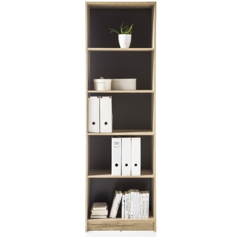 Етажерка за книги, Fjord Regal Cleveland, 60 x 193 x 38 см, ПДЧ, бежово