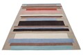 Килим Lines Bedora, 120x170 см, 100% вълна, многоцветен, ръчно завършен
