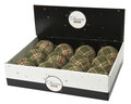 Globe Glitter lines, Decoris, Ø8 см, дунапрен, многоцветен