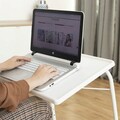 Помощна маса за закуска / лаптоп, InnovaGoods, сгъваема, регулируема, 53x39x70 см