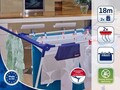 Сгъваема сушилня за дрехи, Pegasus 180 Solid Plus, Leifheit, капацитет на сушене 18 m
