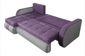 Обръщащ се разтегателен ъгъл Siena Duo Purple/Grey 243x141x81 см с  място  за съхранение