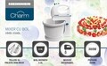 Миксер с купа Charm, Heinner, 300 W, 5 скорости, бял/син