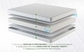 Супер ортопедичен матрак KONFORTA+ 20 см, 120x200x20 см, свалящ се калъф, може да се пере, капитониран, хипоалергенен, обръщащ се, средна твърдост