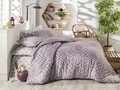 Спално бельо Donjette, Pearl Home, 4 части, 220x240 см, памук ранфорс, лилаво