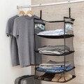 Преносим органайзер InnovaGoods Sleekbag сгъваема поставка за багаж, 45 x 32 x 74 cm
