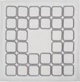 Салфетка за маса Гърция, Ambition, 30x30 см, полиестер, сива