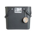 Кошница за селективна колекция Albula, Rotho, 25 L, пластмаса, антрацит