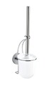 Четка за тоалетна със самозалепваща се дръжка, Wenko, Milazzo Vacuum-Loc®, 10 x 36,5 x 12 cm, неръждаема стомана