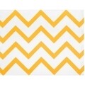 Traversa de masa Yellow Stripes, Ambition, 40x150 cm, poliester, alb