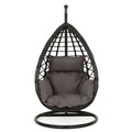 Бебешка люлка S, Joy, L.80 l.85 H.150, стомана, черно/сиво