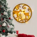 Светлинна декорация XMASGOLD-029, Tanelorn, 60x60 см, метал, злато